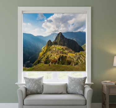 Machupicchu látvány csillogással - redőnyök hálószoba - TenStickers