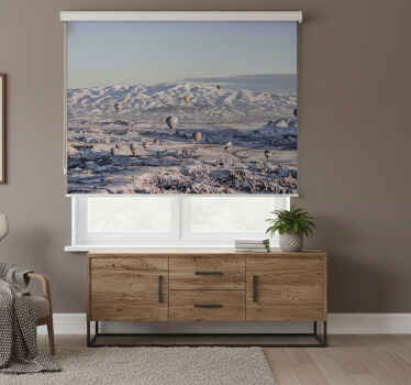 Toile fenêtre chambre ambiance hivernale - TenStickers