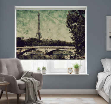 Toile fenêtre chambre illustration de paris - TenStickers