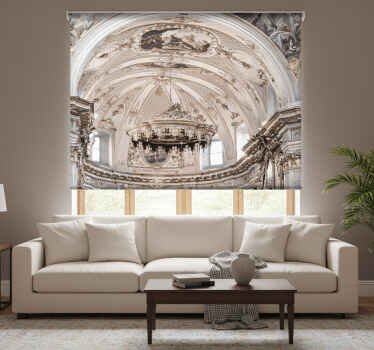 Living room blind in vintage architecture 3d - TenStickers