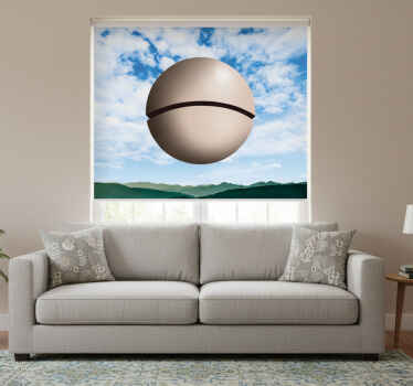 Tenda a rullo soggiorno sfera magritte - TenStickers