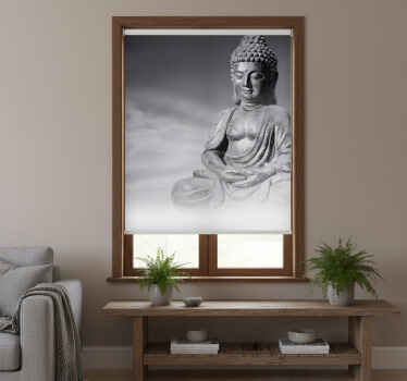 Buddha zen rauhoittava rullaverho olohuoneeseen - Tenstickers