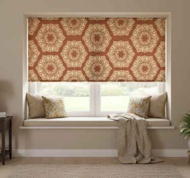 Toile fenêtre chambre style russe beige antique - TenStickers