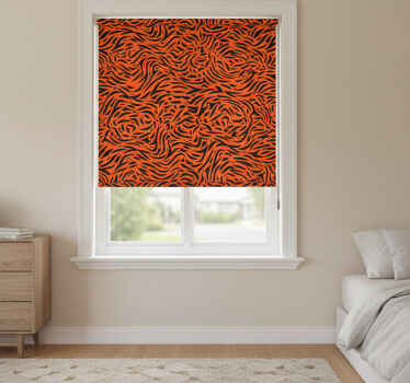 Toile fenêtre chambre tigre - TenStickers