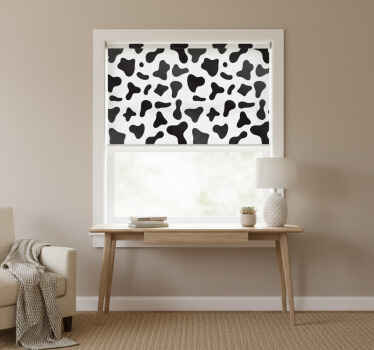 Toile fenêtre chambre motif vache - TenStickers