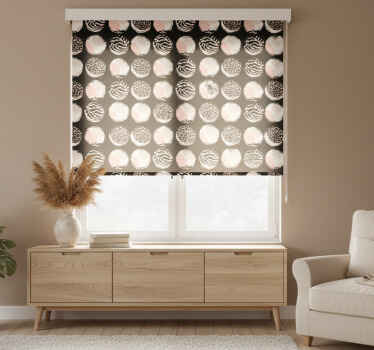 Toile fenêtre chambre motif léopard géométrique abstrait - TenStickers