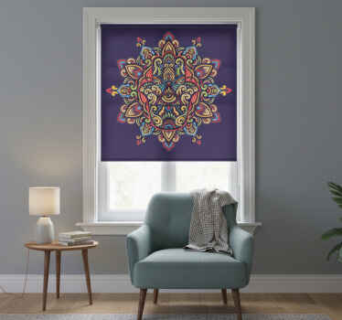 Toile fenêtre chambre main de fatima colorée - TenStickers