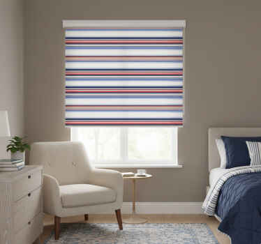 Blind bedroom marine stripes shades - TenStickers
