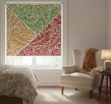 Toile fenêtre chambre trio de feuilles d'automne - TenStickers