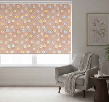 Toile fenêtre chambre motif marguerite moderne - TenStickers