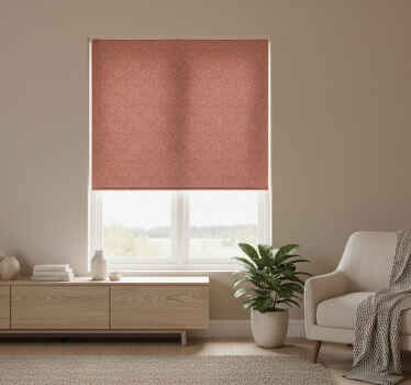 Rollo fenster schlafzimmer terracotta unregelmäßige kreise - TenStickers