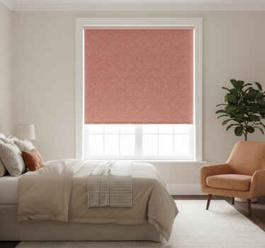 Rollo fenster schlafzimmer terrakotta unregelmäßige kreise - TenStickers
