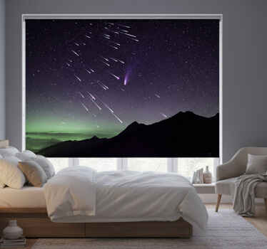 Meteorzápor redőnyök hálószoba - TenStickers