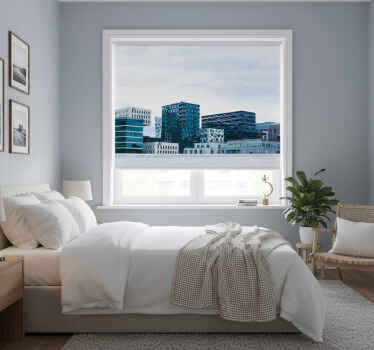 Bedroom roller blind oslo modern style - TenStickers
