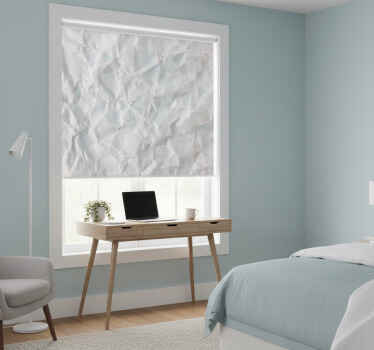 Toile blanche fenêtre texture papier froissé blanc - TenStickers