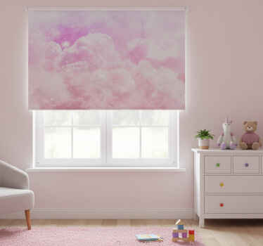 Estor enrollable infantil cielo rosa - TenVinilo
