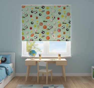 Store enrouleur chambre enfant activité ludique - TenStickers