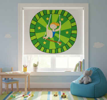 Estor enrollable infantil berta en el circo - TenVinilo