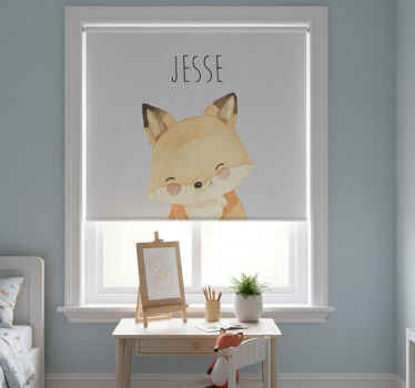 Rollo fenster kinderzimmer fuchs design - TenStickers