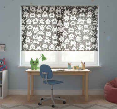 Rollo fenster kinderzimmer monster spiel vinyl - TenStickers