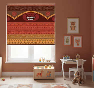 Rollo fenster kinderzimmer frecher indianer - TenStickers