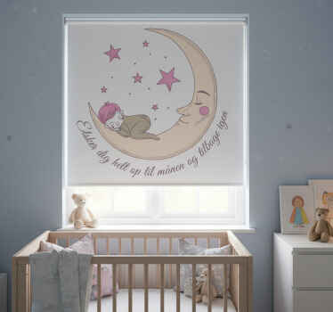 Rollo fenster kinderzimmer liebe bis zum mond - TenStickers
