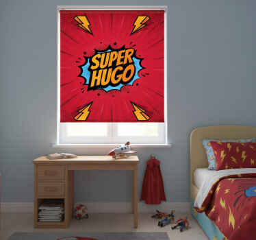 Rollo fenster kinderzimmer superhelden design - TenStickers