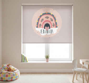 Rollo fenster kinderzimmer regenbogen kinder - TenStickers