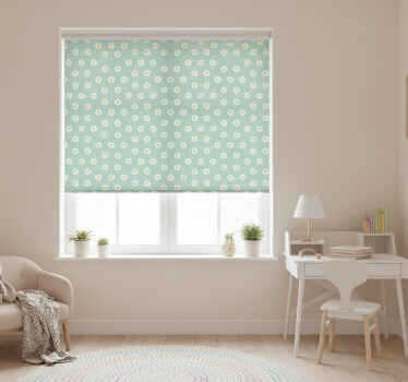 Rollo fenster kinderzimmer gänseblümchen muster - TenStickers