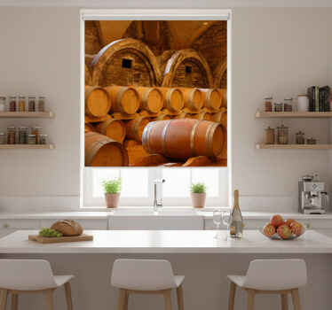 Toile fenêtre cuisine décorative cava - TenStickers