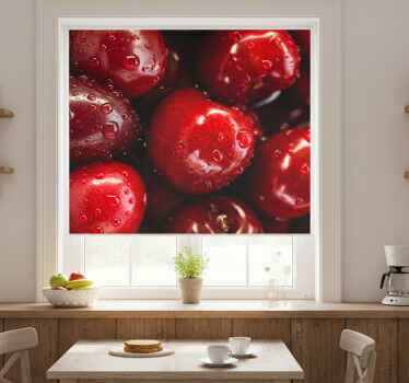 Toile fenêtre cuisine fruits frais - TenStickers