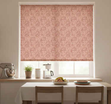 Toile fenêtre cuisine motif paisley - TenStickers