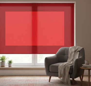 Toile fenêtre rouge avec bords rouges et centre clair - TenStickers
