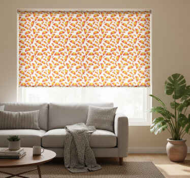 Toile fenêtre rouge motif coucher de soleil vintage - TenStickers