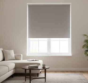 Toile fenêtre gris clair pour décoration intérieure - TenStickers