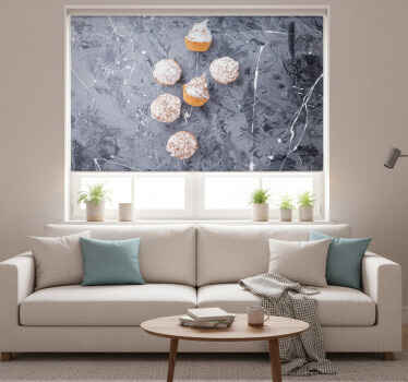 Grey blind creamy cupcakes - TenStickers