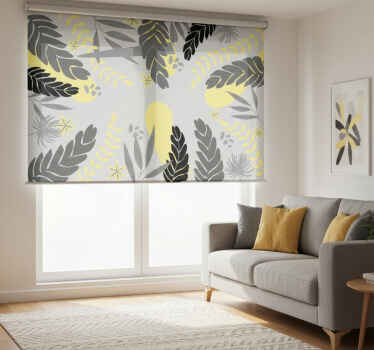 Grey blind in pantone plant colors - TenStickers
