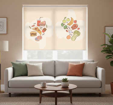 Rollo fenster beige mit diätfreundlichem design - TenStickers