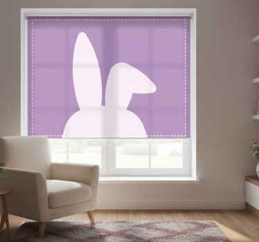 Toile fenêtre violet motifs d'animaux colorés - TenStickers