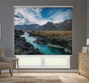 Blind bedroom river in andes - TenStickers
