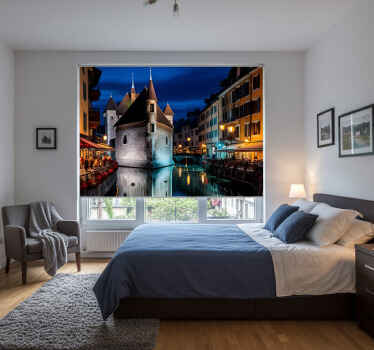 Rollo fenster wohnzimmer annecy stadt - TenStickers