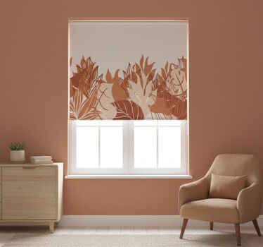 Rollo fenster wohnzimmer tropische landschaft - TenStickers