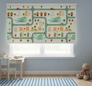 Blind children road playmat for imaginative play - TenStickers