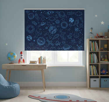 Blind children exploring many space symbols - TenStickers