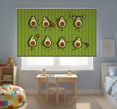 Blind children anime avocados - TenStickers