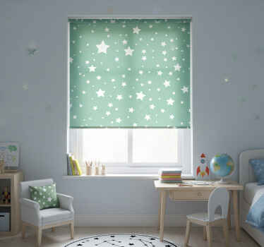 Blind children green stars round - TenStickers