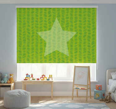 Blind children vinyl rug star in a circle - TenStickers