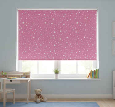 Blind children pink stars round - TenStickers