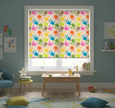 Blind children watercolor hands on beige background - TenStickers