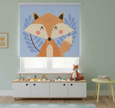 Blind children smart fox pastel colors - TenStickers